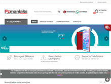 Tablet Screenshot of pcmaniaks.com